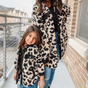 Mommy and Me Leopard Jackets-Youth sizes